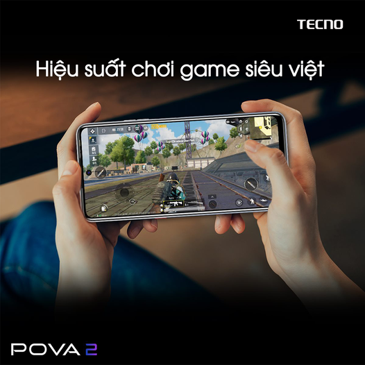 Tecno Pova 2 6GB l 128GB - Điện Thoại Thông Minh Chiến Game Cực Đỉnh - Hàng Chính Hãng