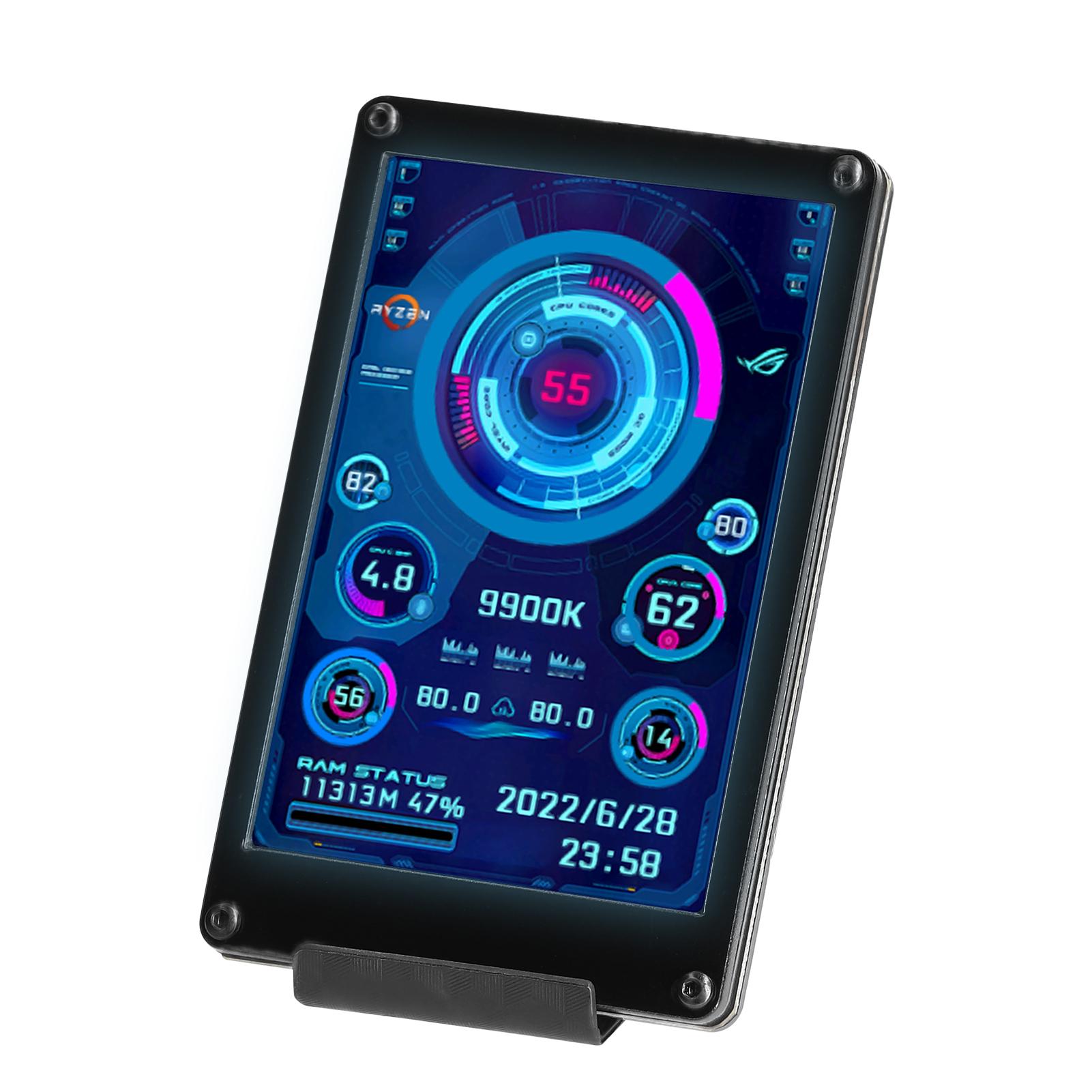 Màn hình LCD IPS 3,5 inch Hiển thị Máy tính Màn hình CPU Giám sát GPU Hỗ trợ màn hình phụ Raspberry Pi Thắng hệ thống Linux