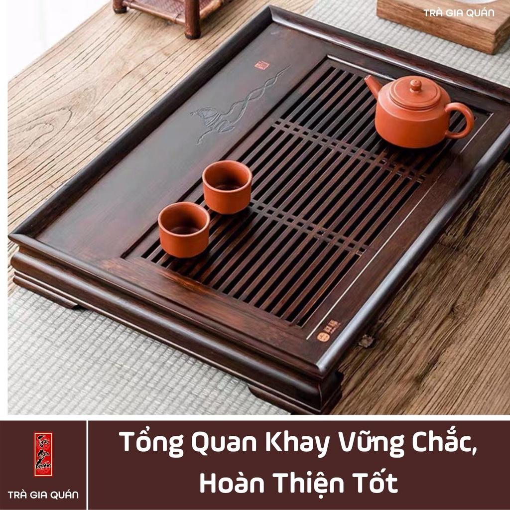 Khay Trà Tre Cao Cấp Chữ Nhật KT 25