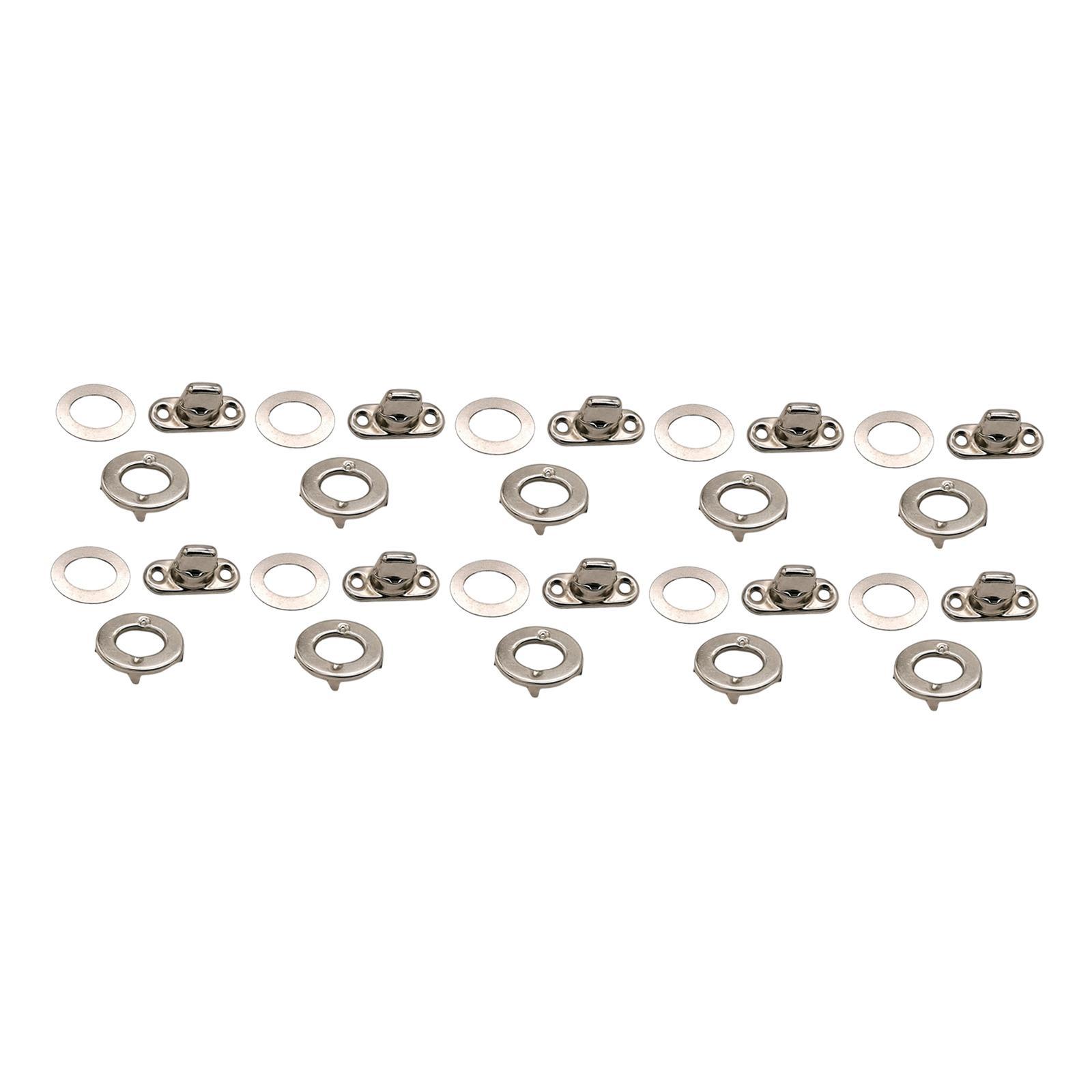 10 Pieces Rotary Button Bag Twist Lock Accessories Buckles for Jewelry Boxes