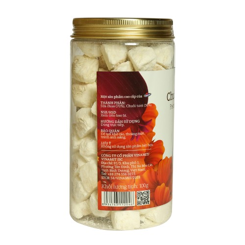 Sữa chua sấy YoV VINAMIT CHUỐI 90g (Lon)