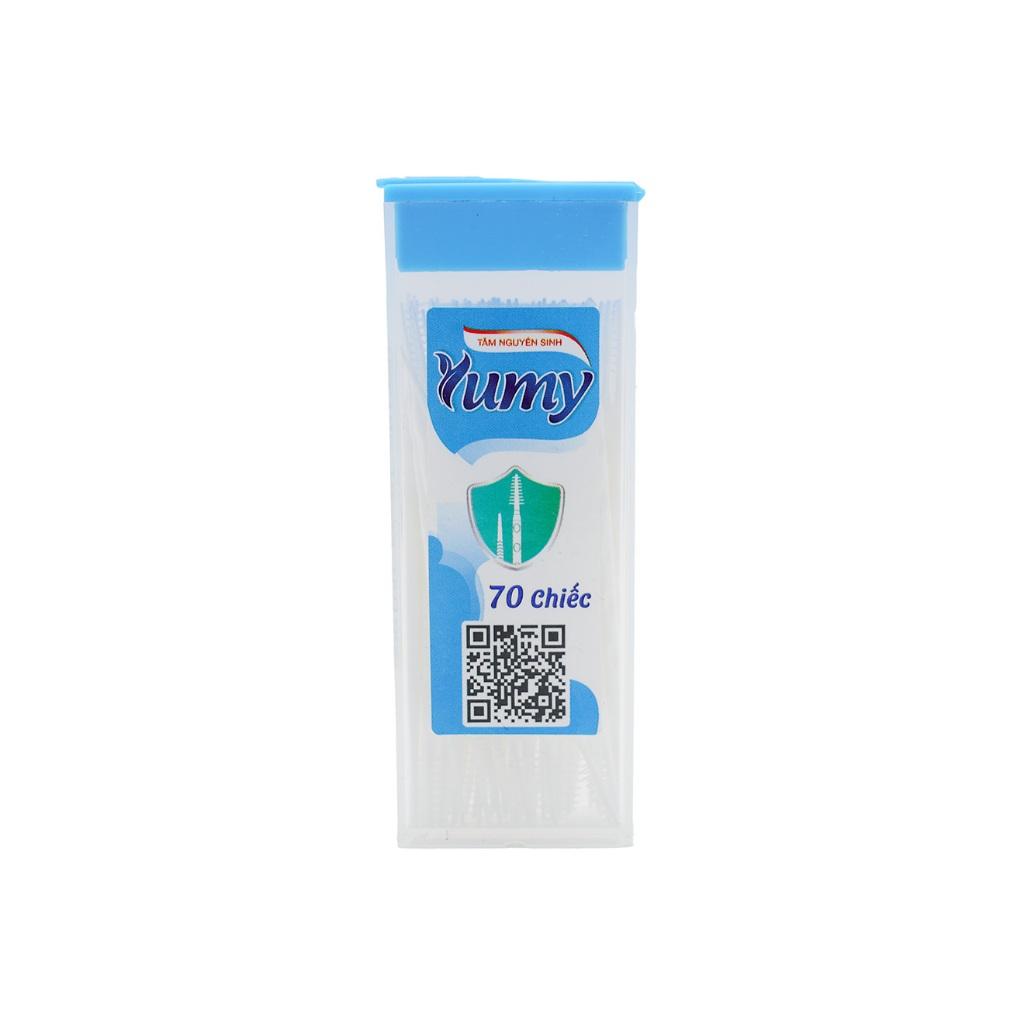 Tăm Chỉ Nha Khoa Hộp Chữ Nhật YUMY Size Z – Combo Lố 50 Hộp x 70 Cây (TN11-124), Chỉ Mịn, Không Bung