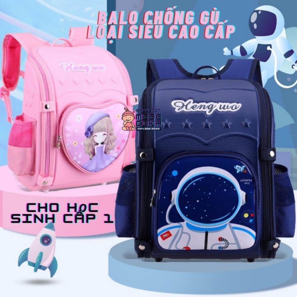 Ngựa Pony -Balo chống gù học sinh cấp 1 Cỡ Trung - Chống Nước - Siêu Êm - Siêu Nhẹ