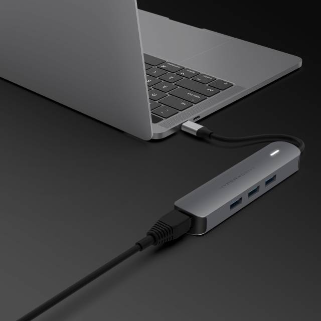 Cổng Chuyển Hyperdrive Bar 6-in-1 USB-C Hub (HD22E) For Macbook, Ipad Pro 2018, PC &amp; Devices - Hàng Chính Hãng