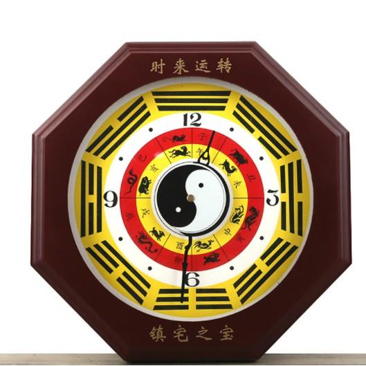 Đồng Hồ Thái Cực Bát Quái Chuyển Vận Phong Thủy 30cm