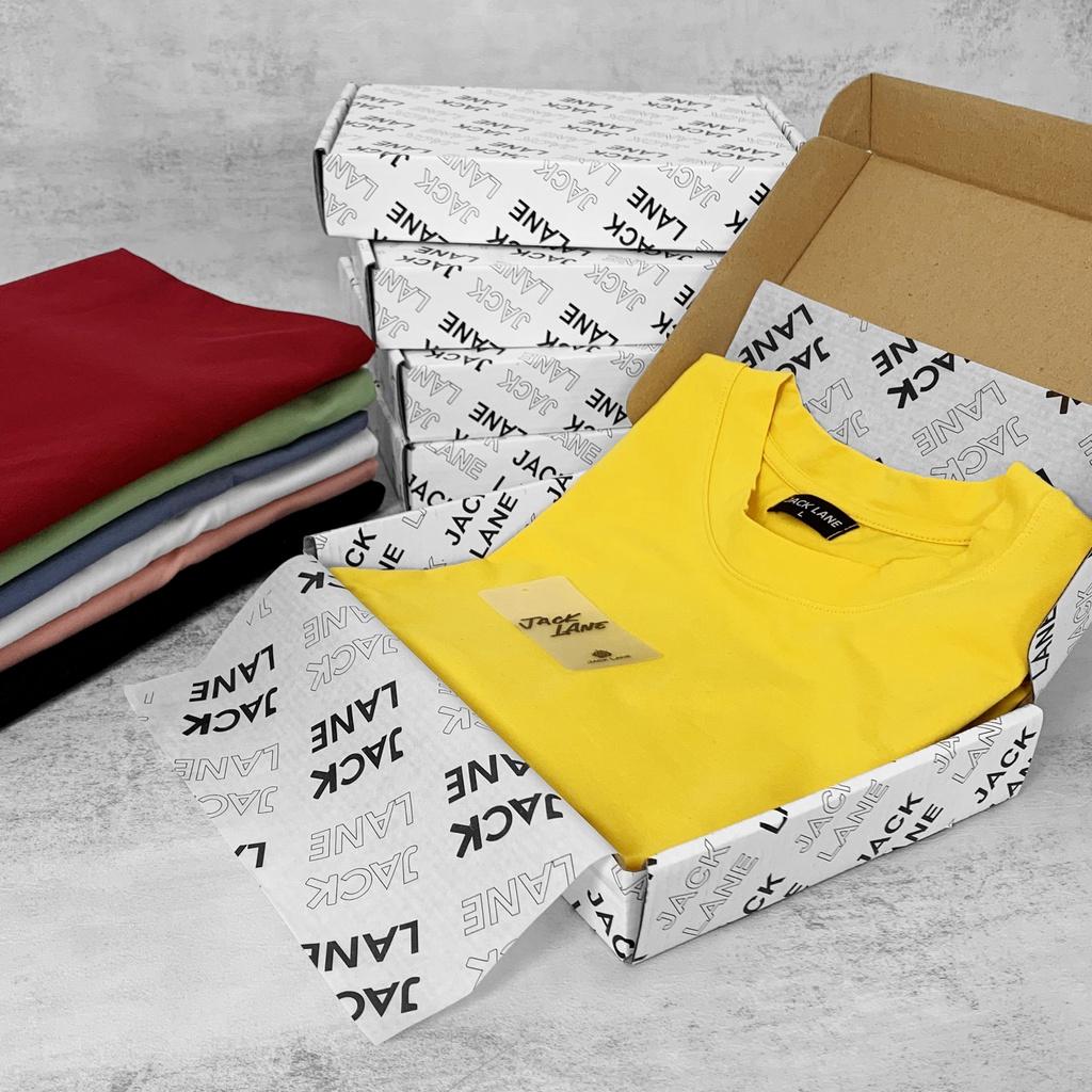 Áo thun tay lỡ JACK LANE, áo phông trơn Unisex Jack Lane nam nữ dáng xuông
