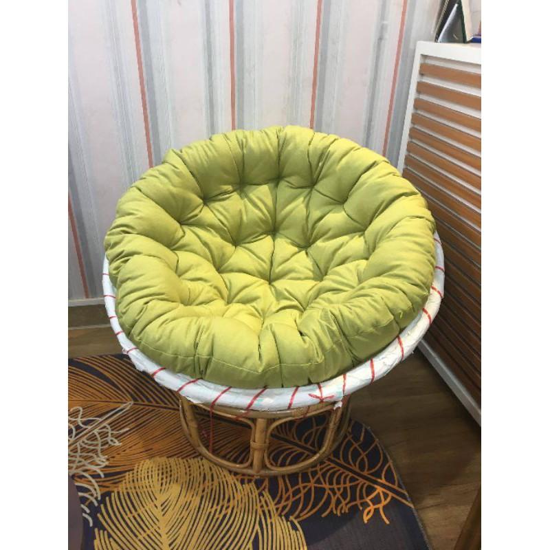 Ghế papasan mây xịn 100%(full ghế và đệm)