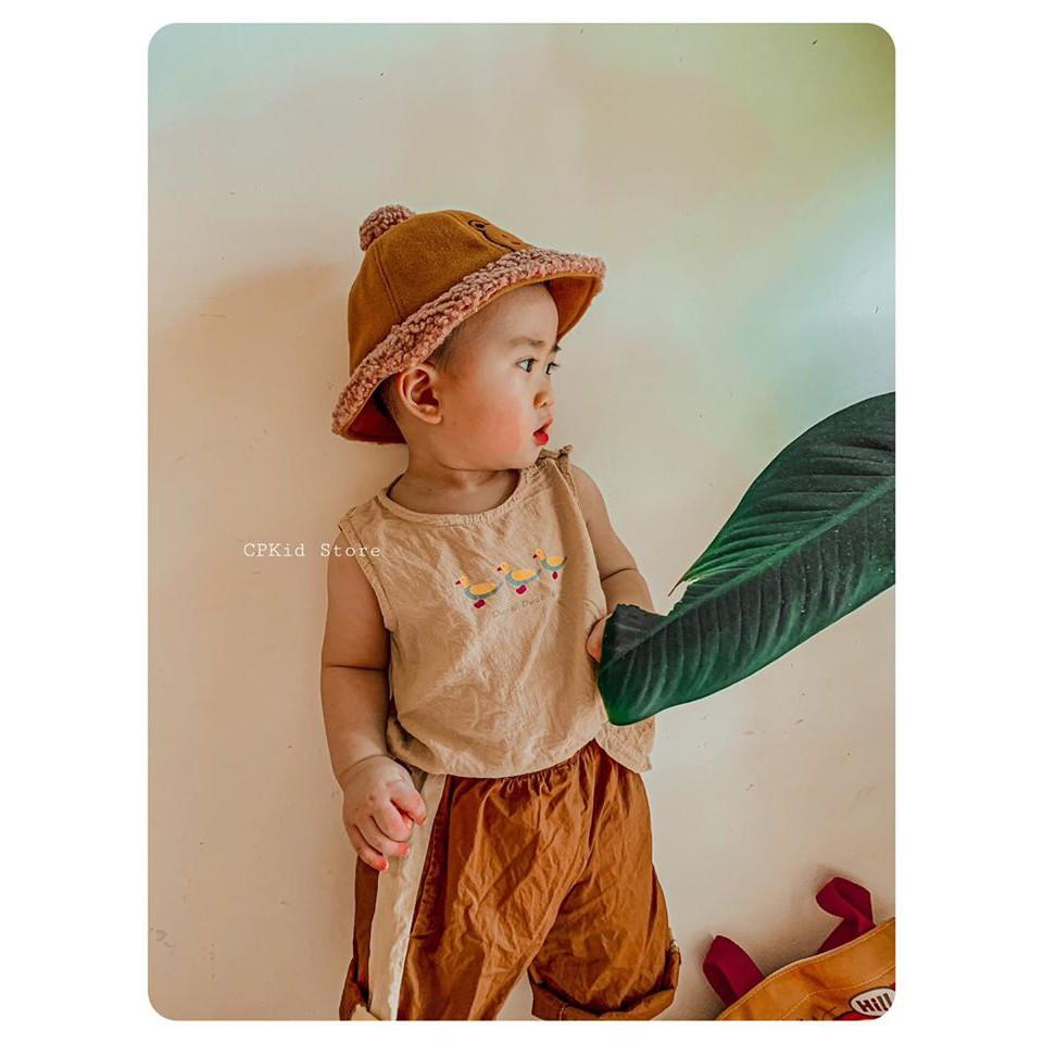 BL07 ÁO TANKTOP TRẺ EM - CPKID LINEN - CHẤT ĐŨI THOÁNG MÁT CHO BÉ