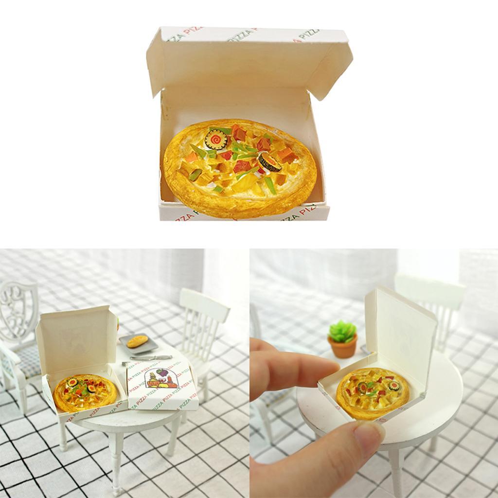 1:12 food Ornament DIY Pizza Miniature Dollhouse Decoration