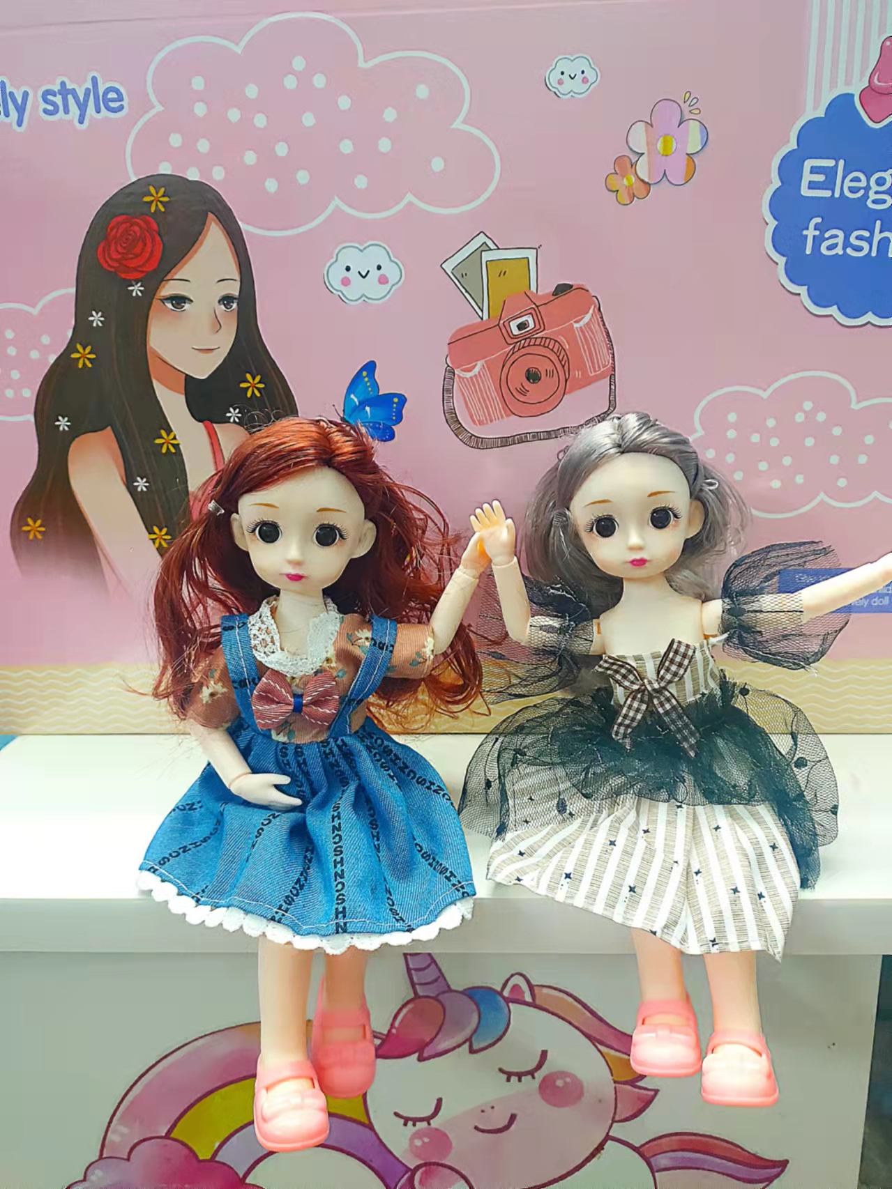 BÚP BÊ BJD 30CM 22 KHỚP MẮT ĐÁ SIÊU ĐẸP NHIỀU LOẠI ĐẦM VÁY DỄ THƯƠNG