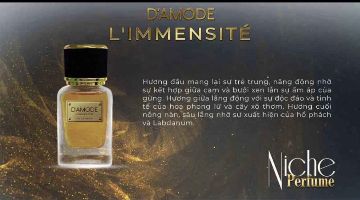 Nước hoa cao cấp độc quyền Damode L'MMENSITE 50ml