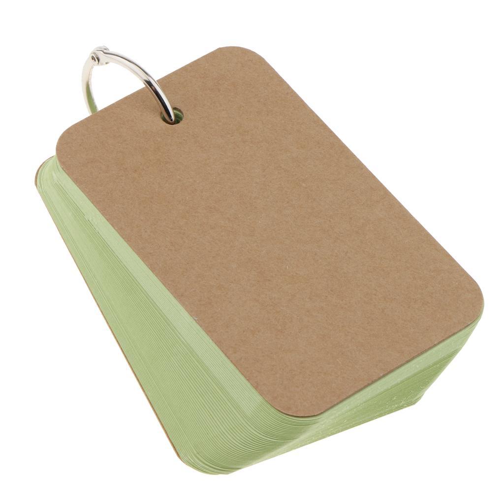 3x 50 Sheets Blank Vocabulary Word Study Cards Greeting Cards Gift Tags DIY