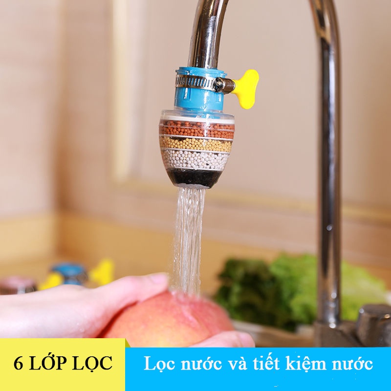 Lọc nước trực tiếp 6 tầng lọc dễ lắp đặt