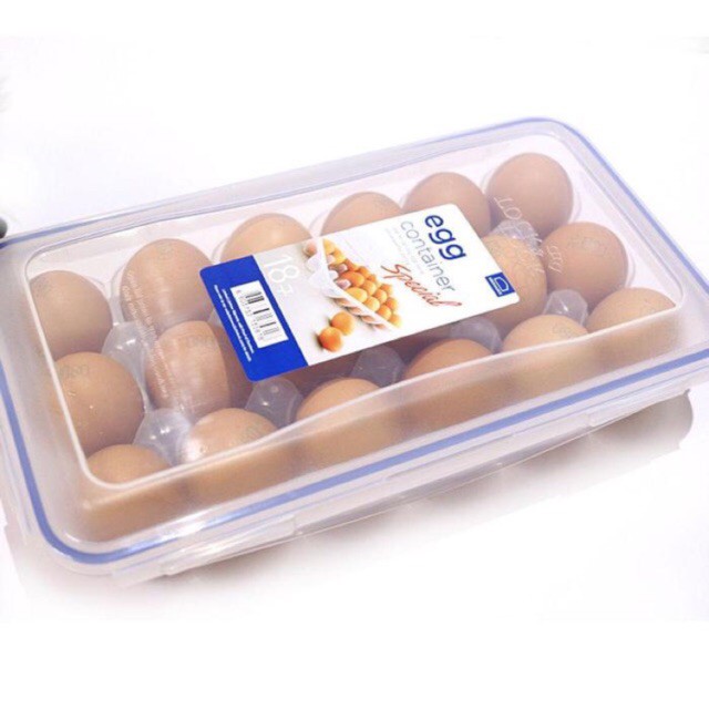 Hộp Bảo Quản Thực Phẩm Đựng Trứng 18 Quả Lock&amp;Lock HPL955 - Có Thể Để Trong Tủ Lạnh