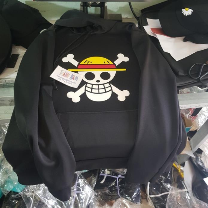 HOT Hoodie Luffy One Piece Đảo Hải Tặc, áo hoodie Vua Hải Tặc - áo chất