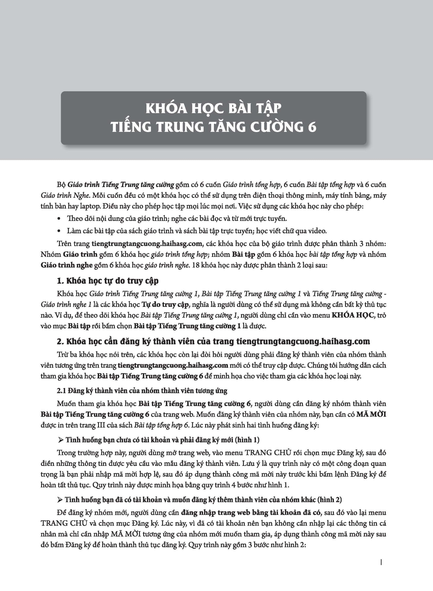 Sách - Giáo Trình Tiếng Trung Tăng Cường - Sách Bài Tập Tổng Hợp - Quyển 6/6