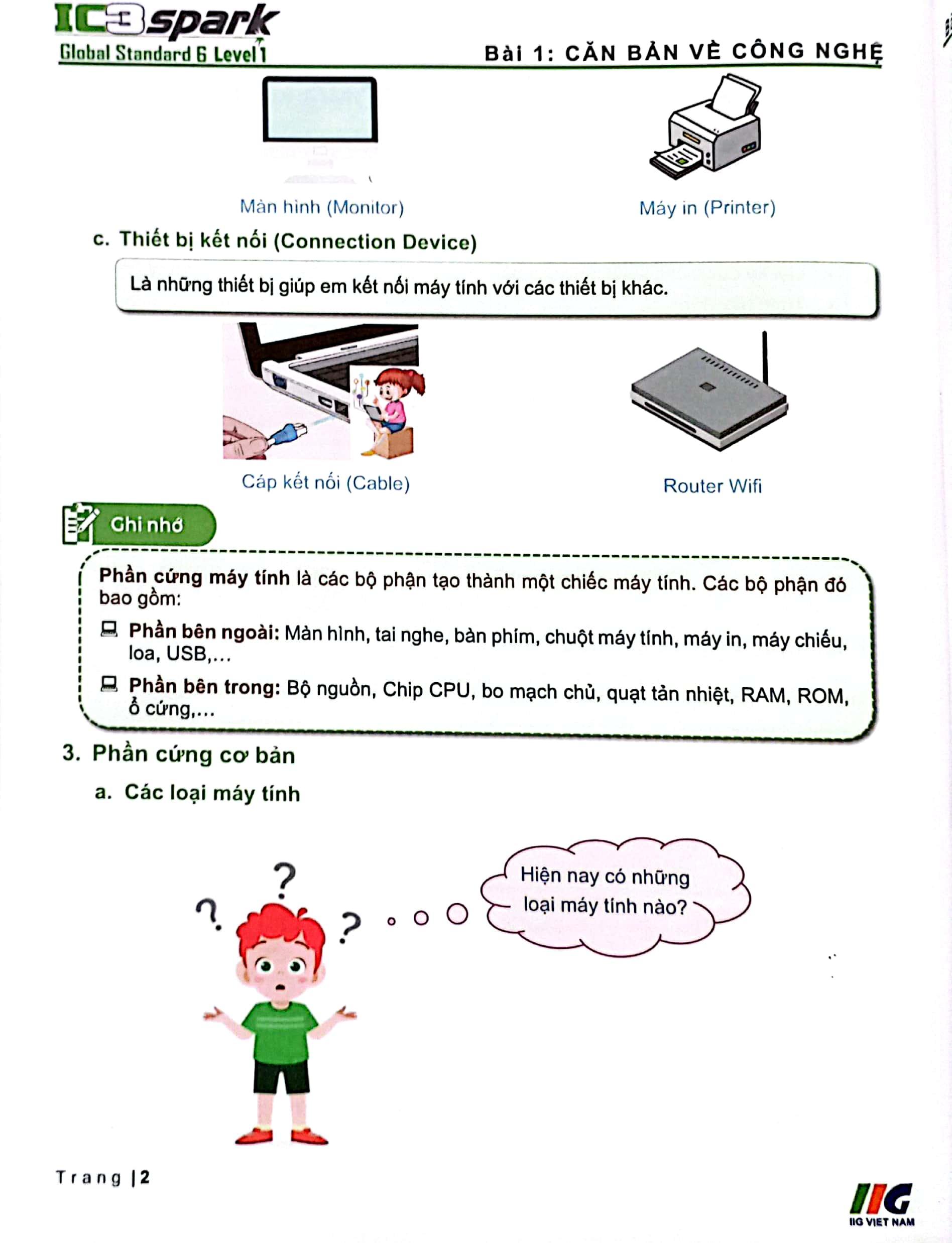 Tăng Cường Tin Học Quốc Tế - IC3 GS6 Spark Level 1 - Dành Cho Lớp 3