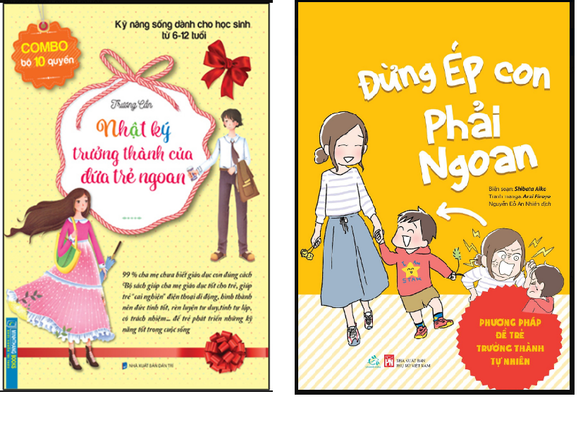 Combo Bộ 10 Cuốn - Nhật Ký Trưởng Thành Của Đứa Trẻ Ngoan . Tặng Cuốn Đừng ép con phải ngoan