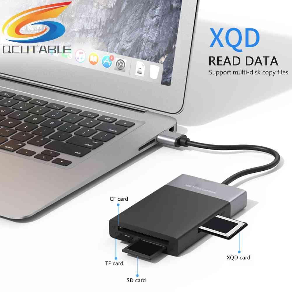 Đầu Đọc Thẻ Nhớ USB 3.0 2 Cổng 6 Trong 1 Cho XQD CF TF