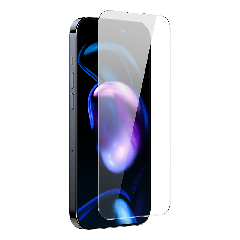Cường lực All-glass Crys Series Shatter-resistant Tempered Glass EasyStick Film iP14