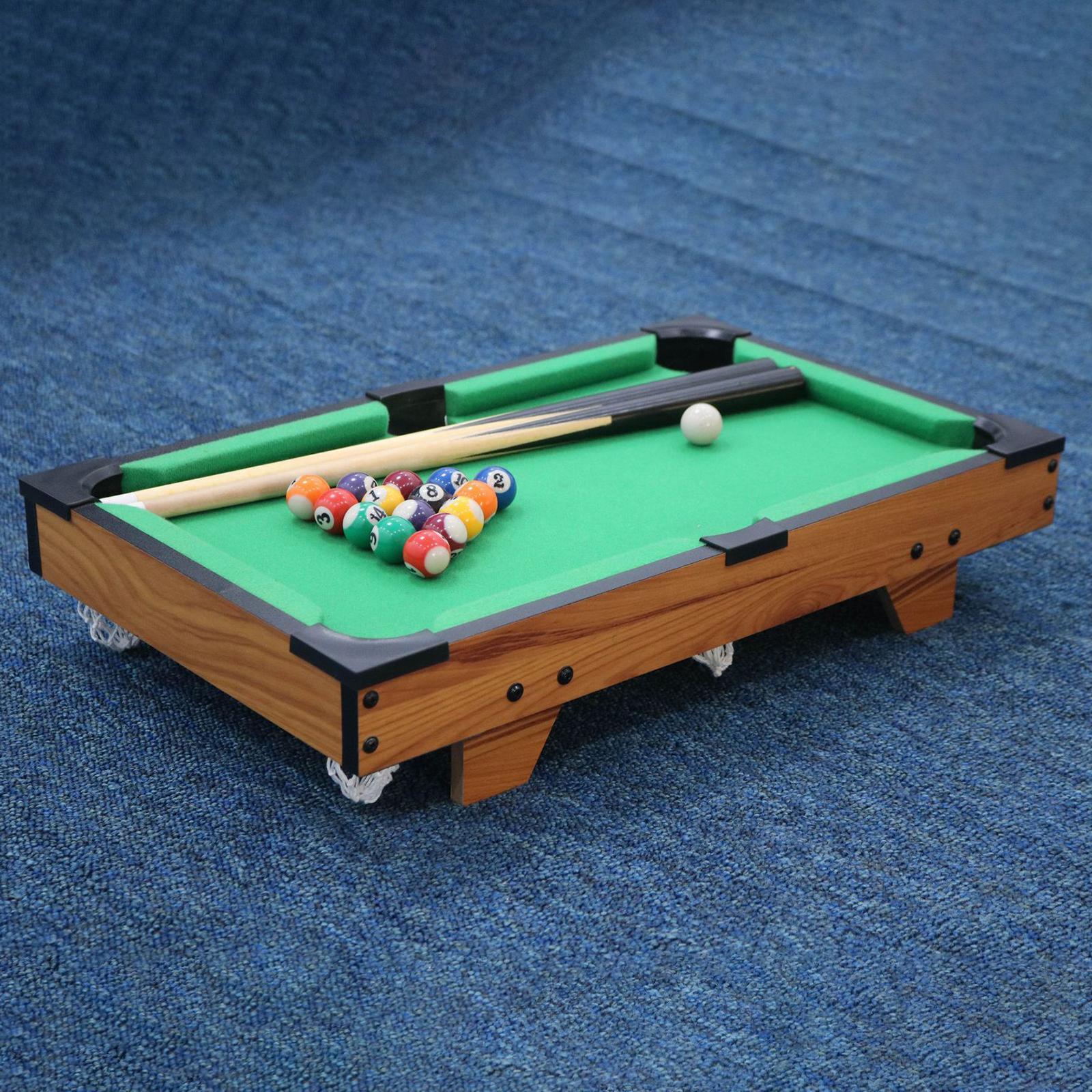 Snooker Game Set Balls Mini Table pool Billiards Gift Adults Kids