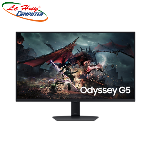 Màn Hình Gaming SAMSUNG Odyssey G5 G50D LS32DG502EEXXV (32 inch - IPS - 2K - 180Hz - 1ms) - Hàng Chính Hãng