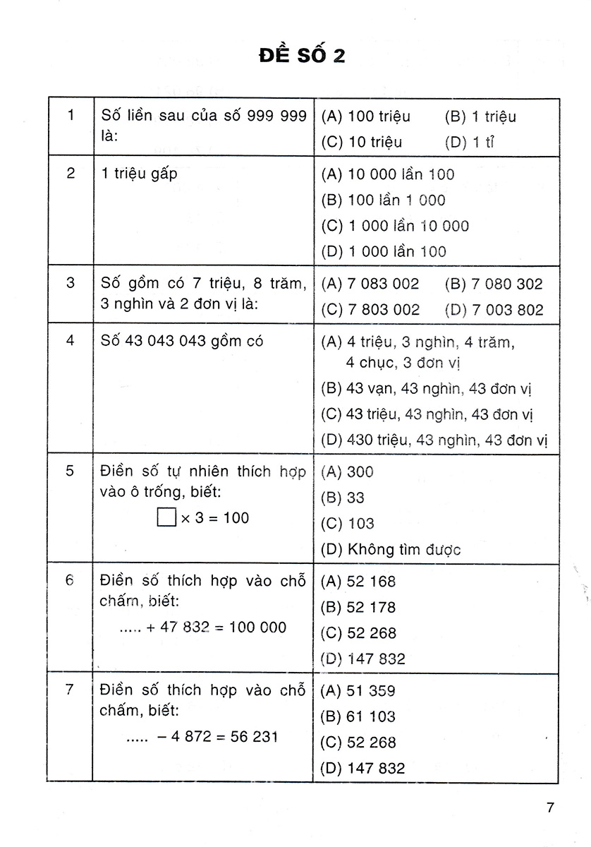 500 Bài Toán Trắc Nghiệm 4  _HA