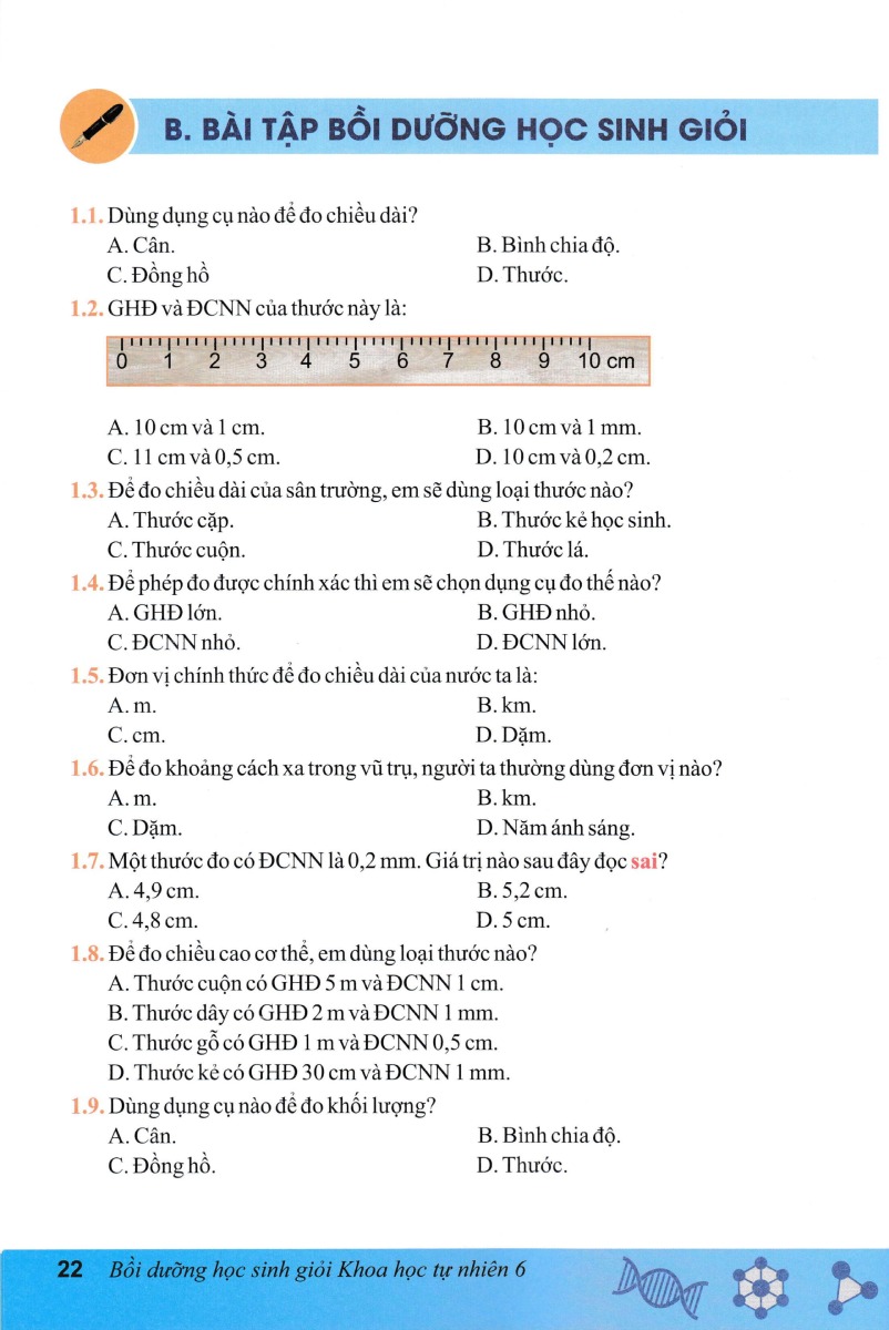 Bồi Dưỡng Học Sinh Giỏi Khoa Học Tự Nhiên 6 (Biên Soạn Theo Chương Trình Giáo Dục Phổ Thông Mới) - ND