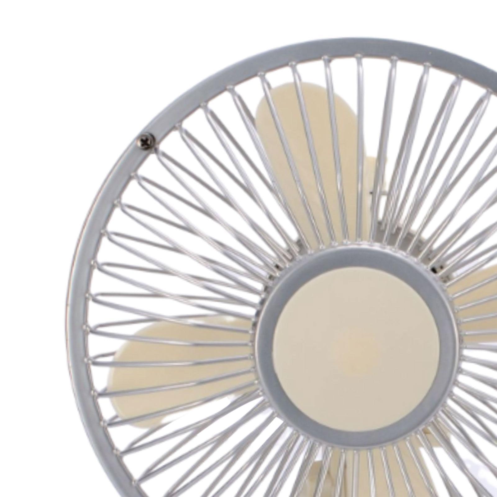 Mini Desk Fan Shaking Head Fans 2 Speeds Indoor Quiet Compact Small Cooling Fan Personal Portable Fan for Outdoor Home Desktop Office Camping