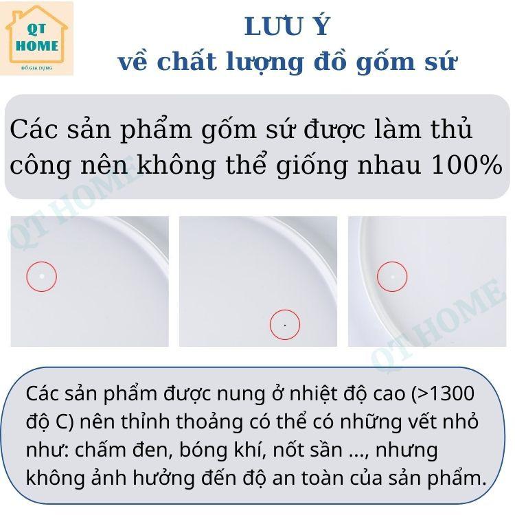 Đũa Gốm Sứ An Toàn, Không Mốc, Không Trơn, Chịu Nhiệt, Họa Tiết Trái Cây 2 Viền (Hàng Có Sẵn