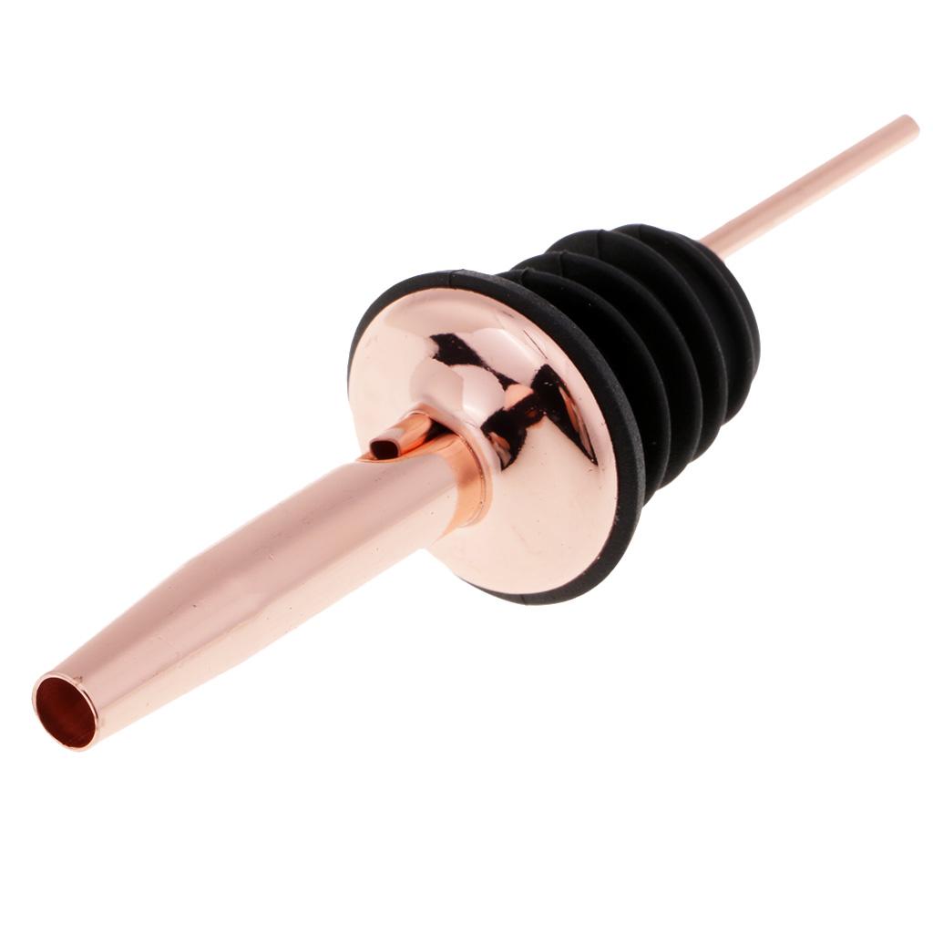 1pc Liquor Pour Spouts Stainless Steel Bottle Spout and Liquor Pourer Dust Caps Covers