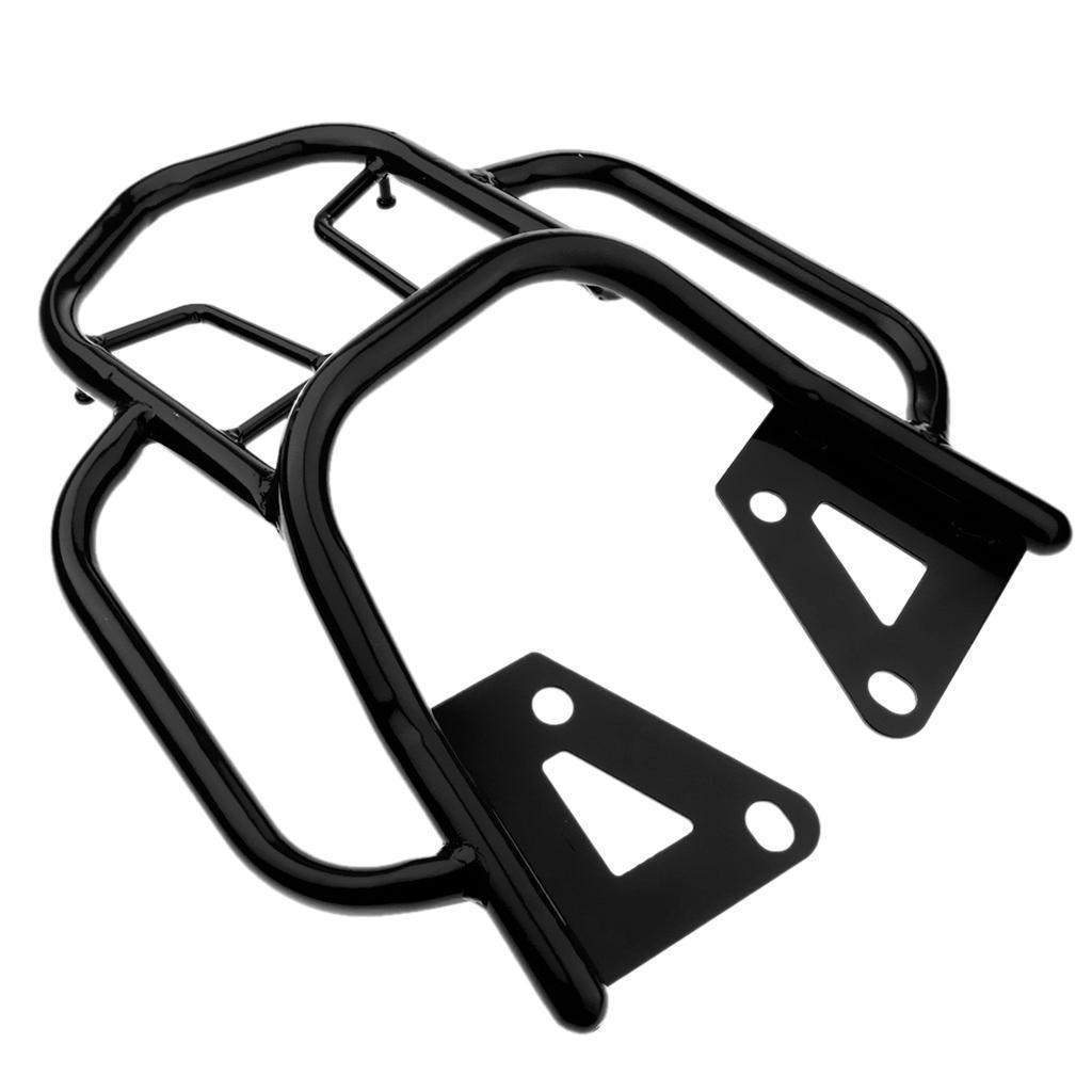 2pcs Motorcycle Bike Bags Rear Luggage Rack for for Grom MSX125 Black