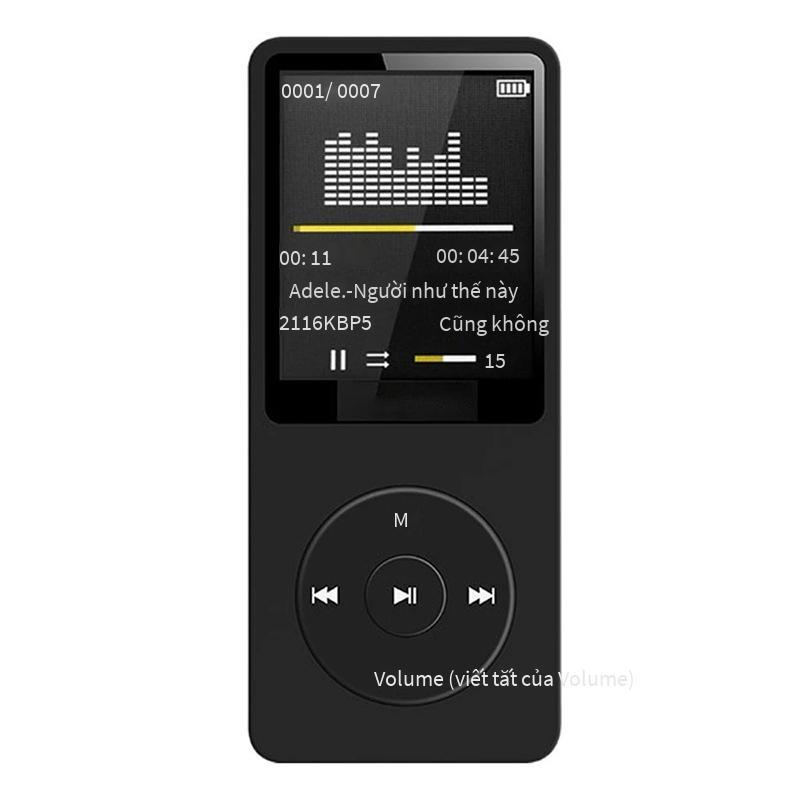 Ưu đãi đặc biệt Máy nghe nhạc MP4 MP3 thể thao màn hình 1.8 inch dành cho học sinh và người lớn Walkman phổ thông có thể cắm thẻ TF