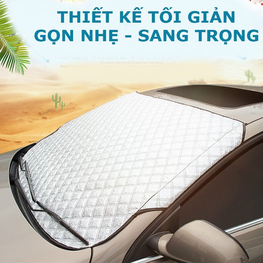 Bạt che nắng kính lái ô tô cao cấp - Cách nhiệt chống nóng hiệu quả