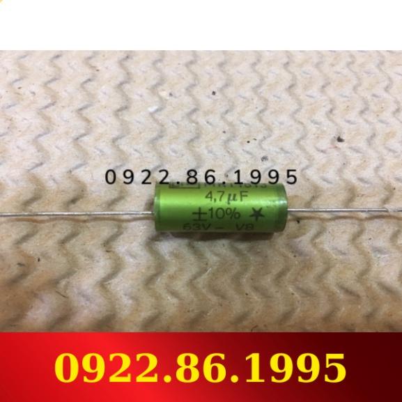 Tụ điện Audio 4.7uf/63VDC Ero MKT1813 hàng mới về