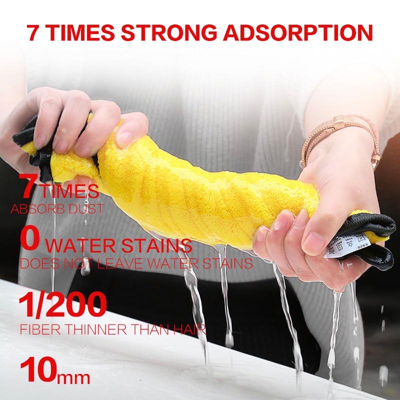 Khăn Lau Ô Tô / Khăn Lau Xe / Lau Bếp / Lau Kính / Lau Tay / Cao Cấp Siêu Sạch Siêu Thấm Hút / MICROFIBER Khăn Lau Chùi Đa Năng Cho Nhà Bếp