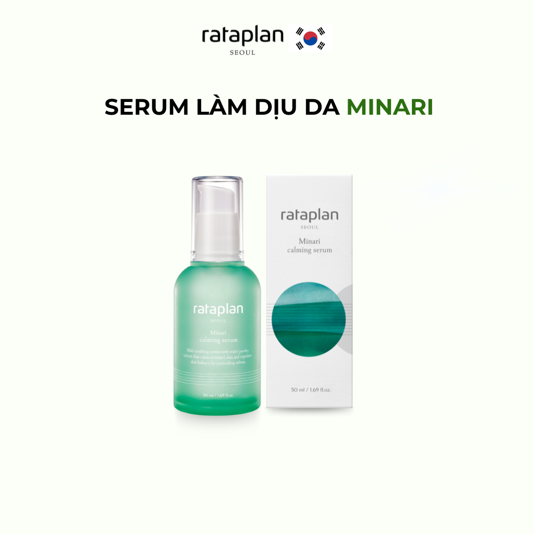 Serum làm dịu da Minari RATAPLAN không gây dị ứng, dưỡng ẩm sâu và tăng cường đàn hồi 50ml