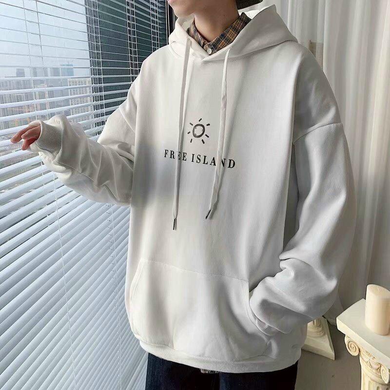 Áo Khoác Nỉ Hoodie In Free Island HDI03 - HDI03 - Cam