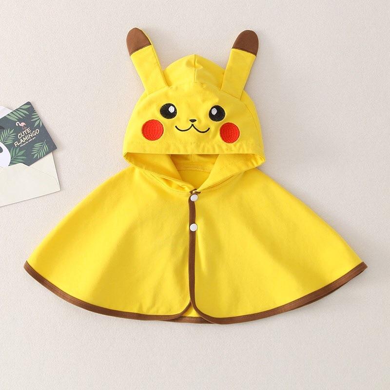 Áo khoác choàng nắng cho bé trai và bé gái - áo chống nắng chống bụi chống gió hình pikachu ếch sơ sinh - áo quần trẻ em