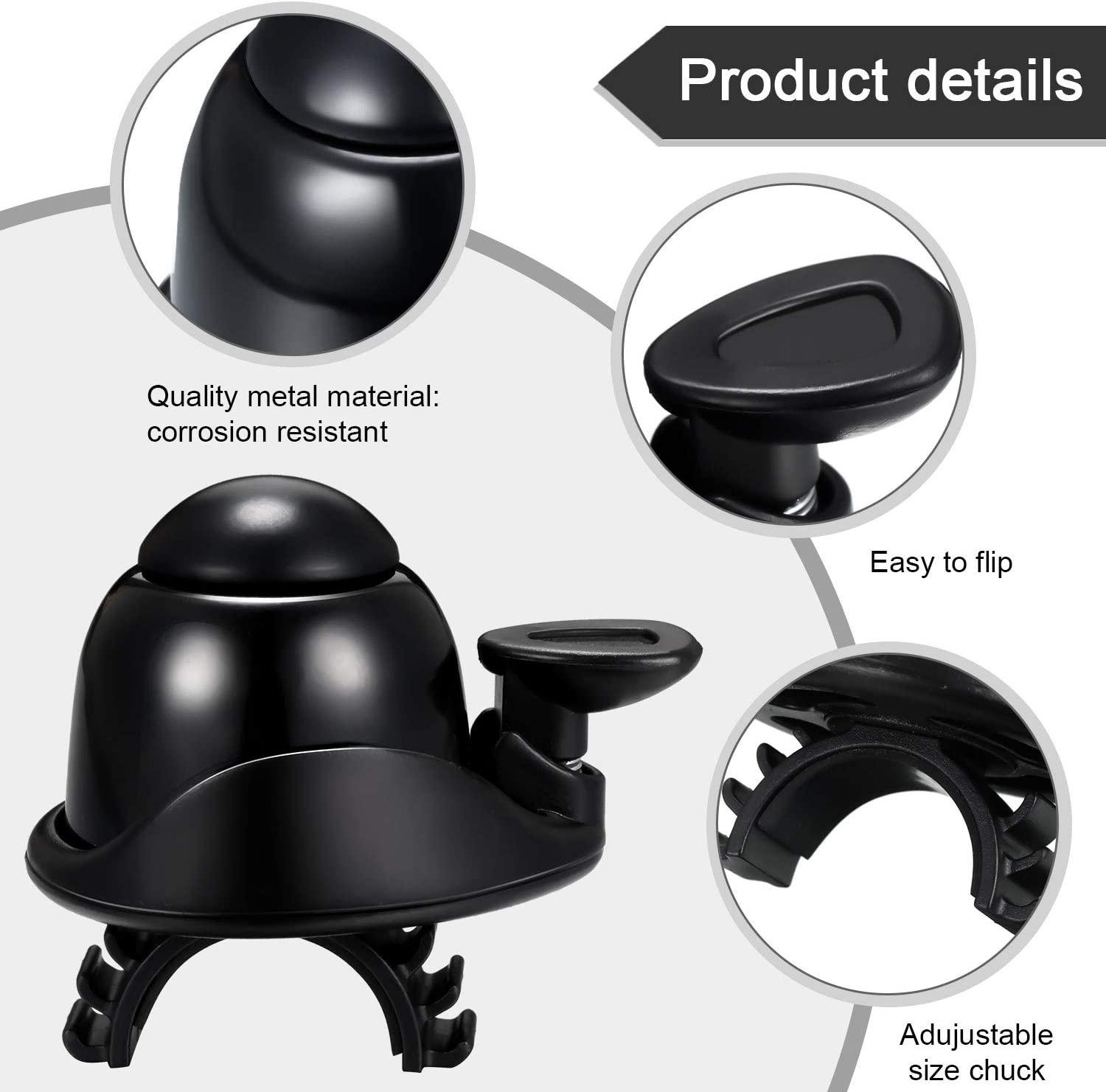 Chuông xe đạp 2 mảnh Chuông xe đạp Chuông xe đạp có thể điều chỉnh Xe đạp nhôm