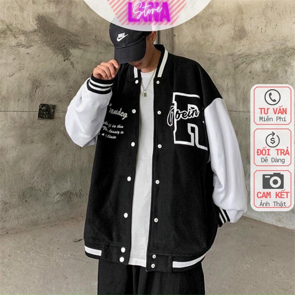 Áo Bomber Dù 2 Lớp RGÁo Khoác Gió In R Sắc Nét Unisex Nam Nữ Cá Tính