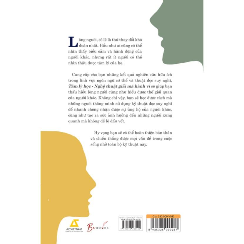 Sách Tâm Lý Học Nghệ Thuật Giải Mã Hành Vi - Skybooks - BẢN QUYỀN