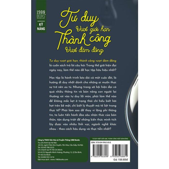 Sách - Tư Duy Vượt Giới Hạn, Thành Công Vượt Đám Đông