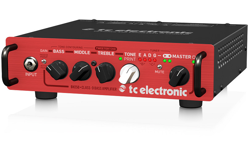 TC Electronic BH250 250 Watt Micro Bass Head with TonePrint Effects and Integrated Tuner-Hàng Chính Hãng