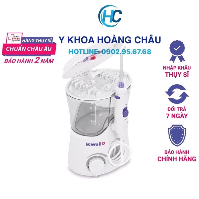 Máy tăm nước gia đình B.WELL WI-922 (Thuỵ Sĩ)- 7 đầu tăm-10 chế độ lực xịt-bảo hành 2 năm 1 đổi 1 - BWell 922