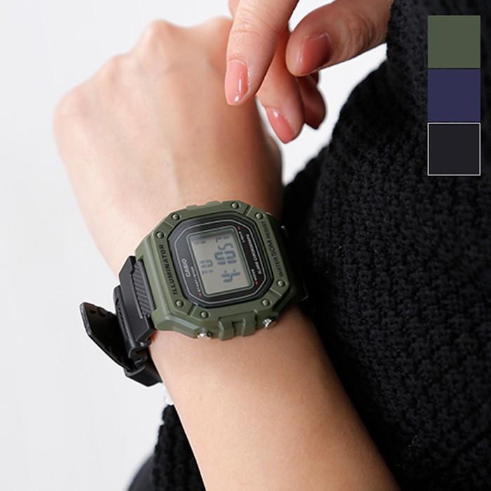 Đồng Hồ Nam Casio W-218H-3AVDF Dây Nhựa
