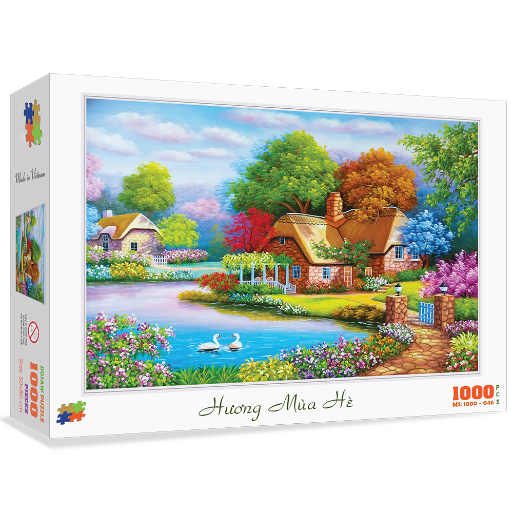 Bộ tranh xếp hình cao cấp 1000 mảnh – Hương Mùa Hè