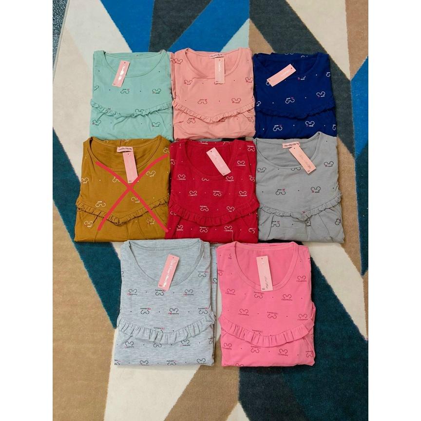 Bộ bầu thiết kế chất cao cấp️thiết kế sang chảnh️mặc ở nhà ra ngoài đều được️free size 43~65kg
