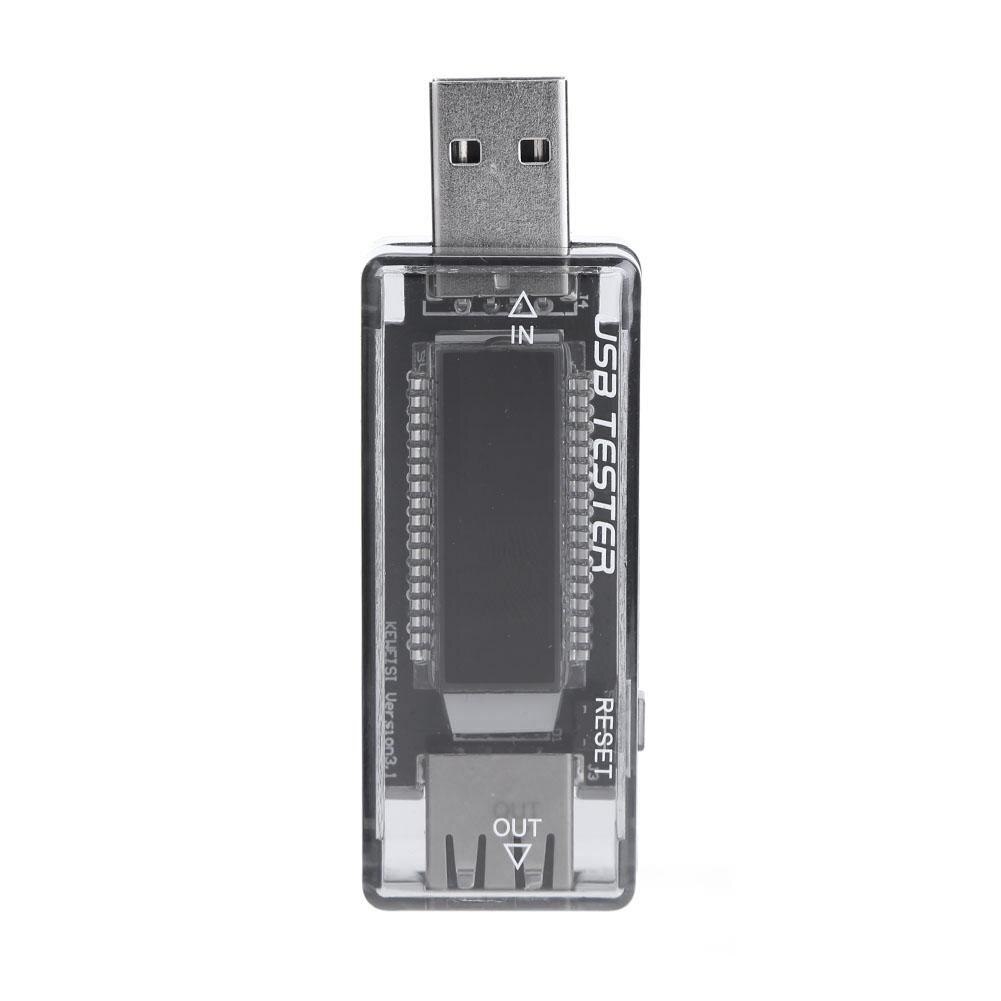 Đồng Hồ Đo Dòng Điện, Điện Áp Trên Cổng USB Tester Khi Sạc Cho Điện Thoại/ Máy Tính Bảng Với Màn Hình Hiển Thị Kỹ Thuật Số Hỗ Trợ QC 2.0 4-20V Mai Lee - Hàng Nhập Khẩu