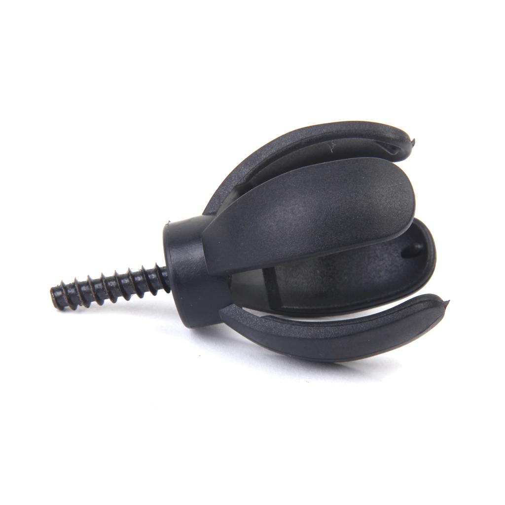 4-Prongs Golf Ball Pick Up Claw, Retriever, Sucker, Pickup Tool for Most Putter Grip Attachable - Black